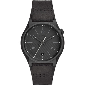 Correa de reloj Fossil FS5511 Cuero Negro 22mm